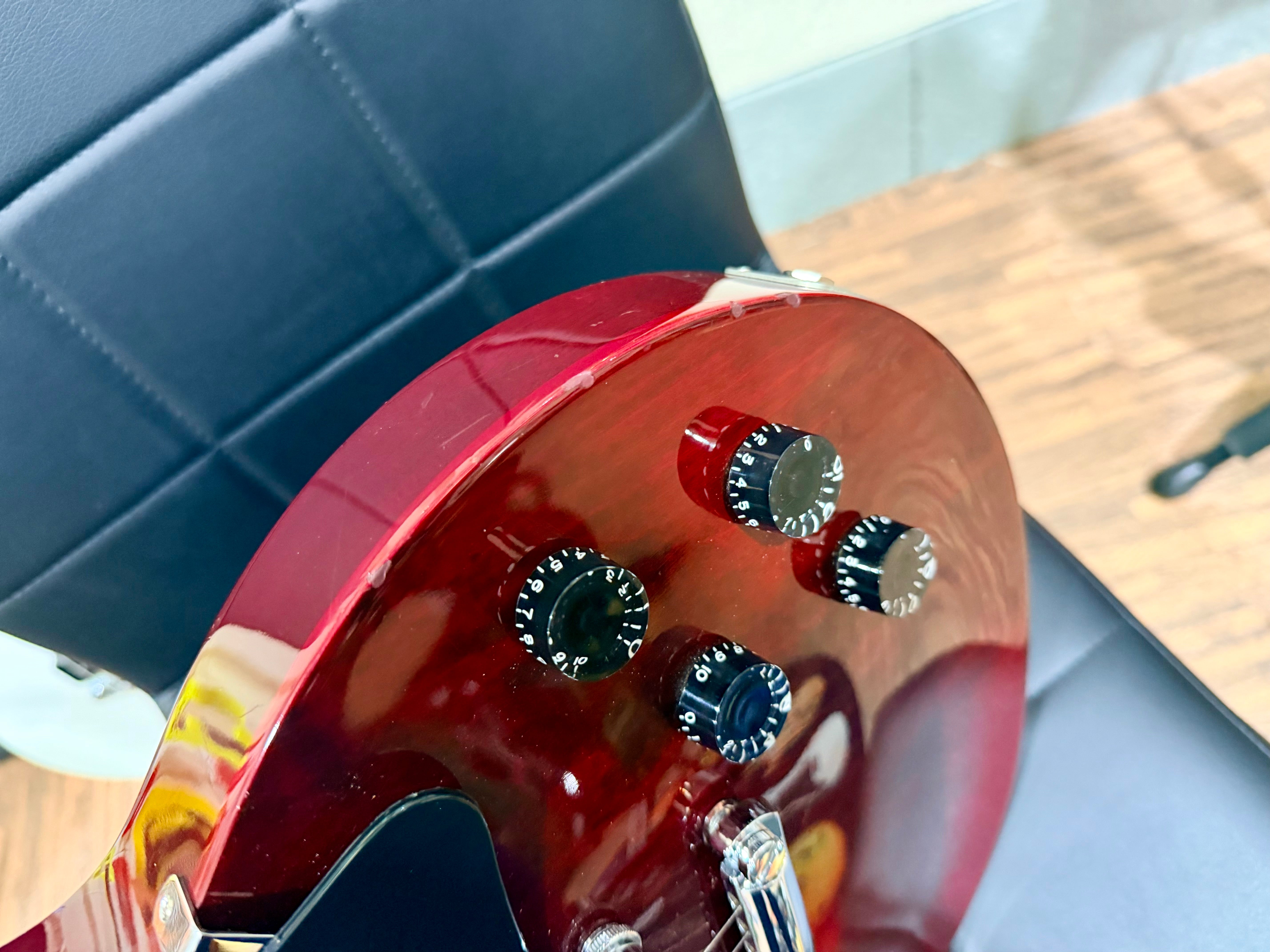 🔥2003🔥 Gibson Les Paul Studio USA~ Electric Guitar~ Wine Red~ 8lb:11oz!