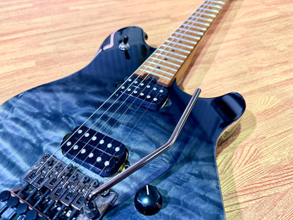2022 EVH Wolfgang Standard QM~ Quilted Black Fade~ Baked Maple Neck~ Floyd Rose