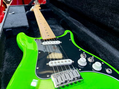 🔥MINT 2019🔥 Fender Player Lead II ‘2’ Neon Green Electric Guitar + Hard Case!