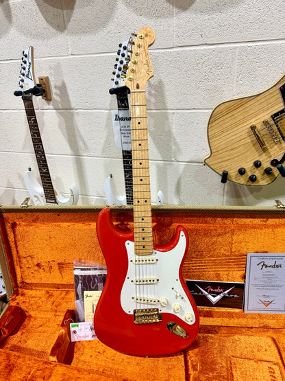 🌟2007🌟 Fender USA Custom Shop 1956 NOS Stratocaster Fiesta Red & Gold~ Maple!