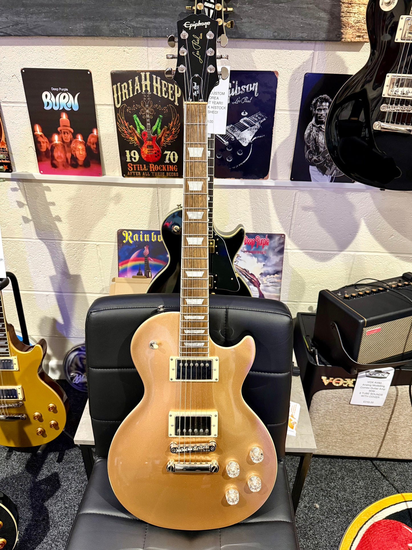 🌟2019🌟 Epiphone Les Paul Muse~ Smoked Almond Metallic~ Coil Tap~ Cherished!