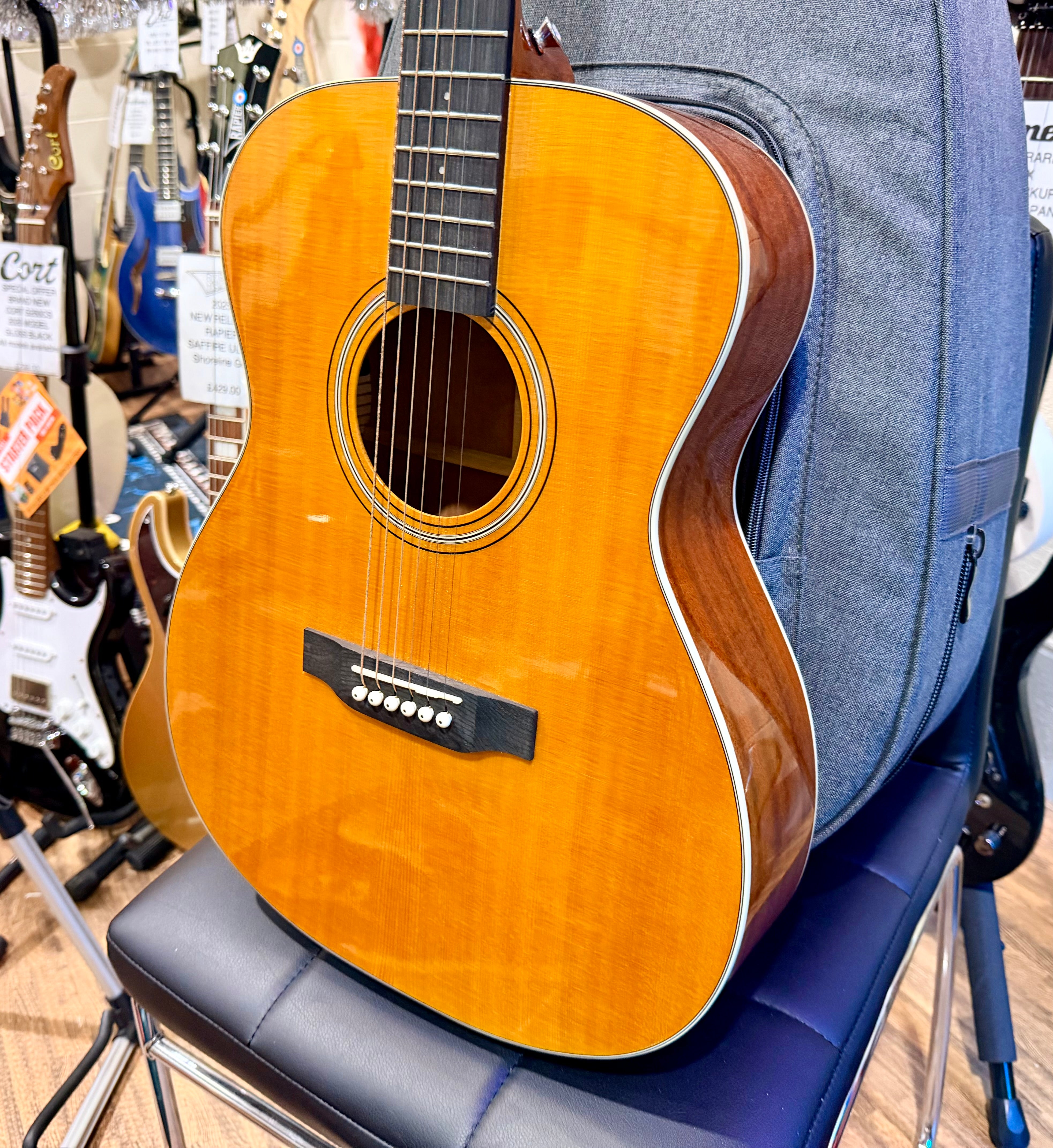 🌟MINT🌟 Tanglewood TW40 O AN E Sundance Historic Folk Electro Acoustic Guitar!