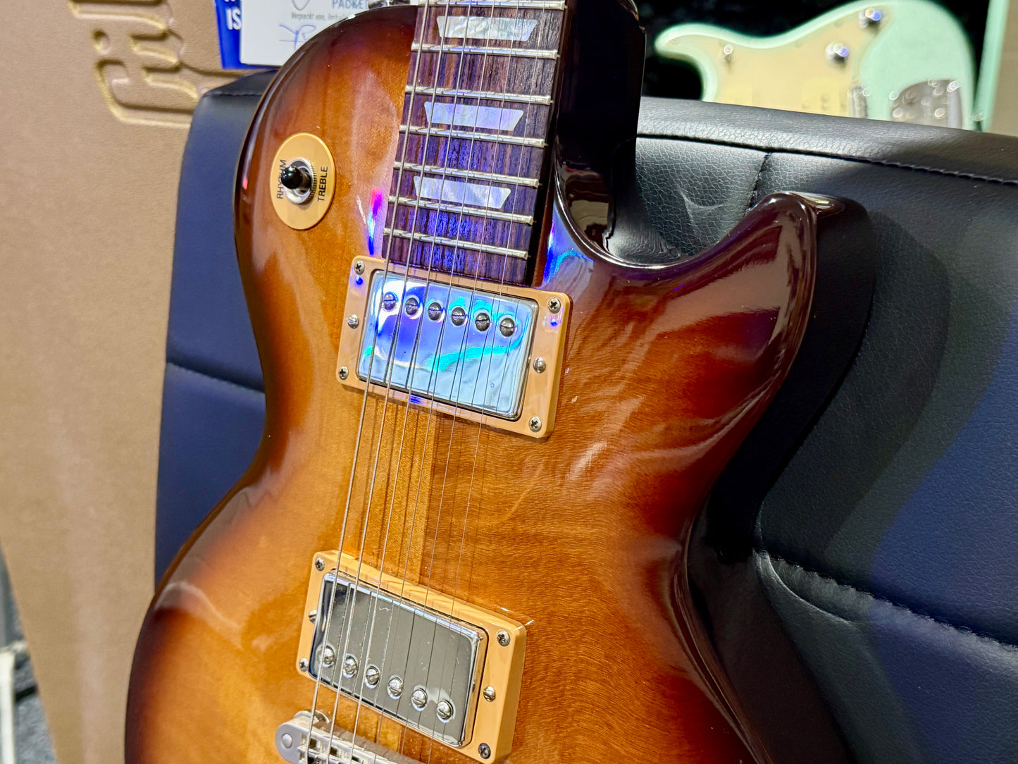 🔥UPGRADED🔥 2015 Gibson Les Paul Studio Desert Burst~ 100th Limited Run + Case!