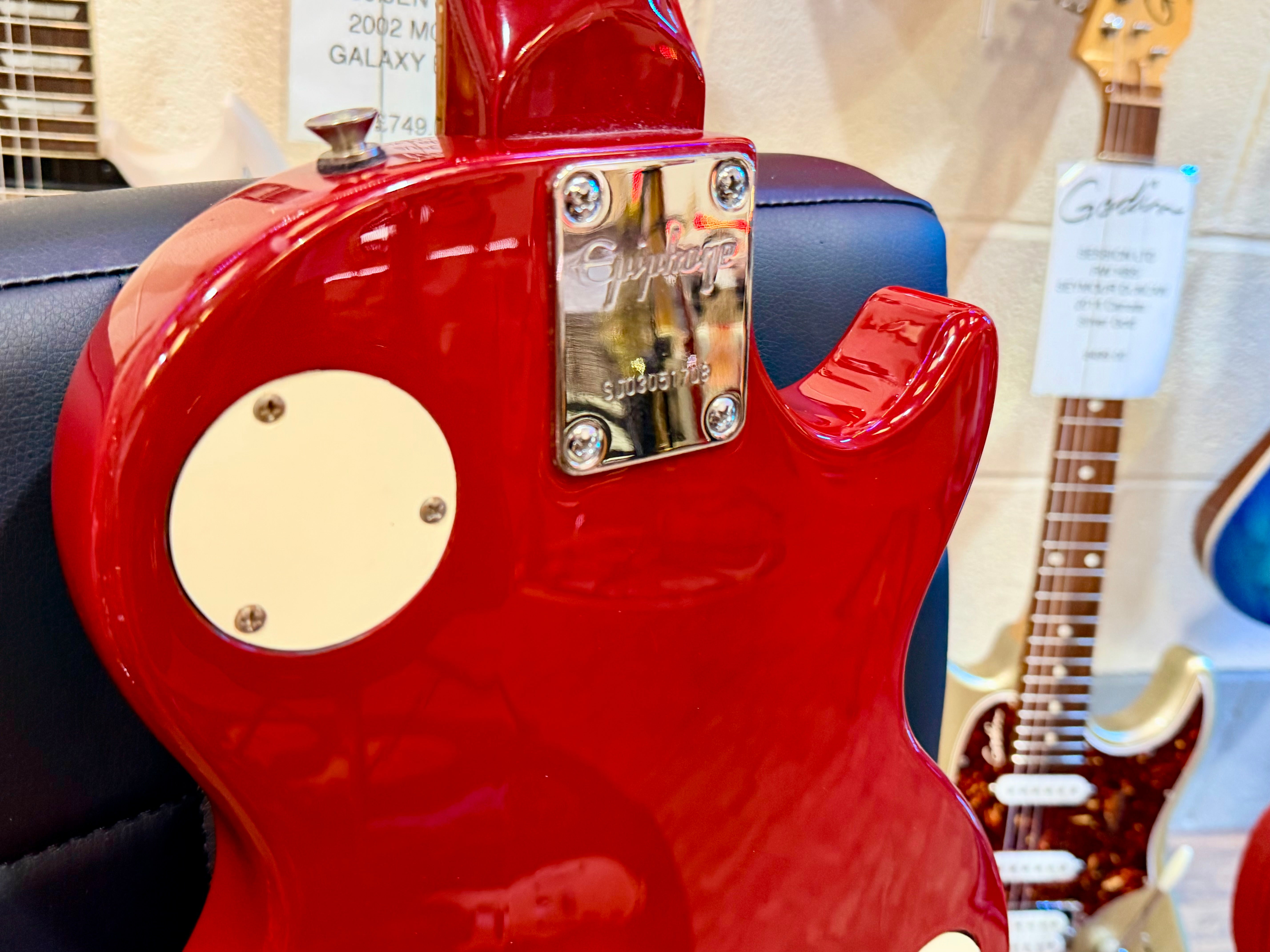 ☀️LEFTY☀️ Epiphone Les Paul LP 100 Left Handed ~ Cherry Sunburst Electric Guitar