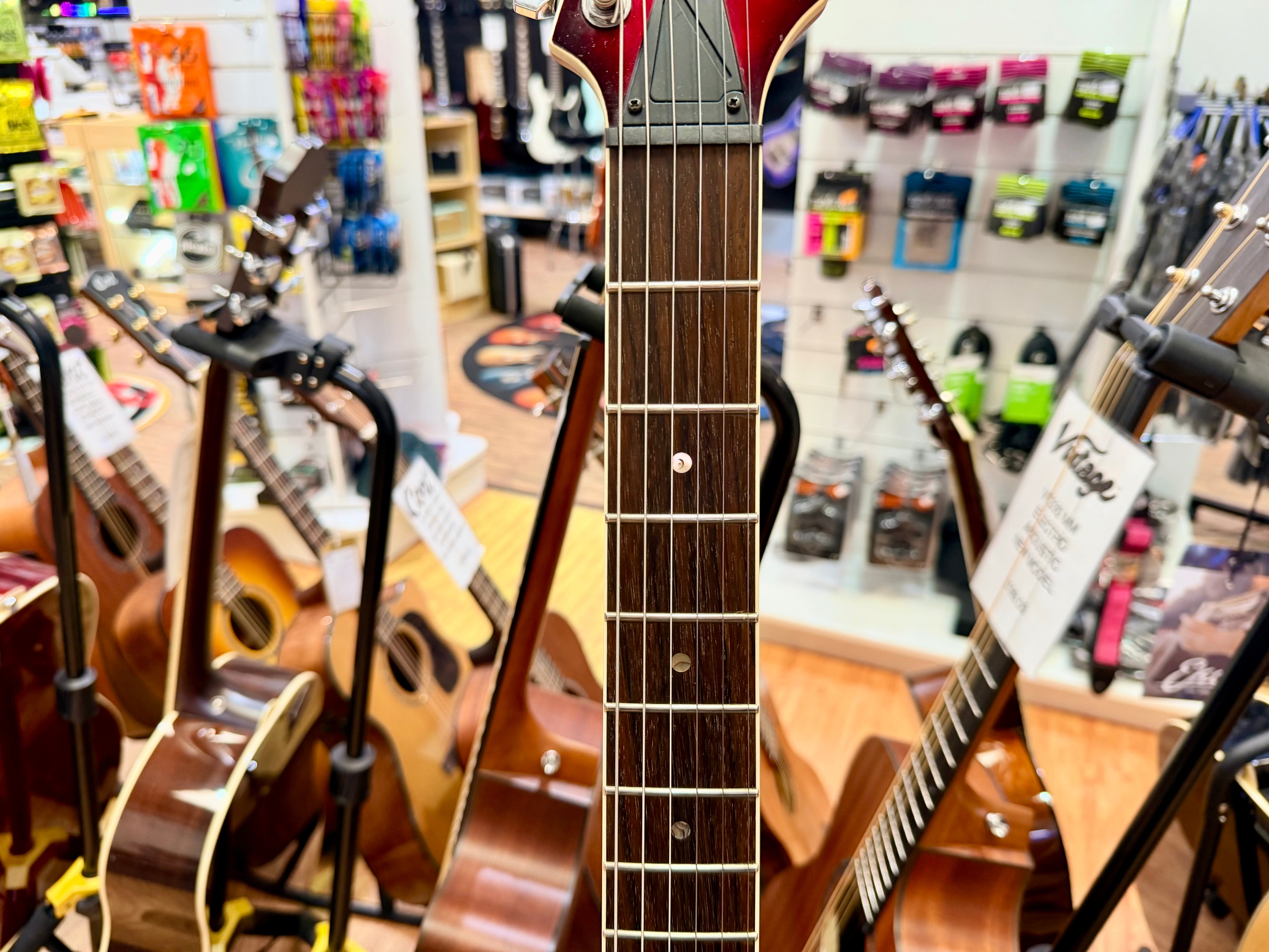 ⚡️2020⚡️ Ibanez SA360QM SA Series Electric Guitar~ Transparent Red Burst~ HSS!