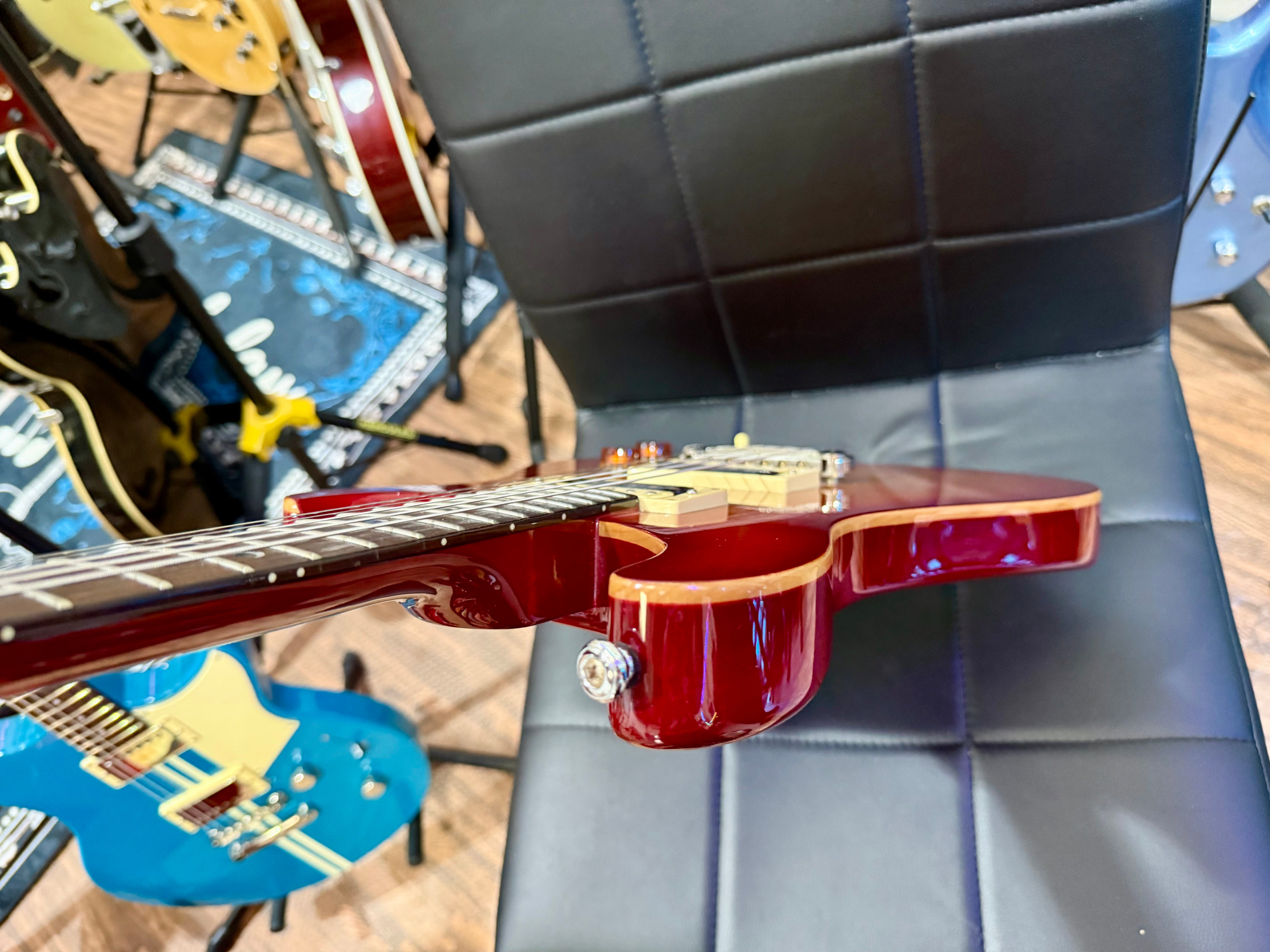 🌟2007 KOREA🌟 PRS SE Custom 22~ Flat Top Model~ Cherry Sunburst~ Moon Inlays!