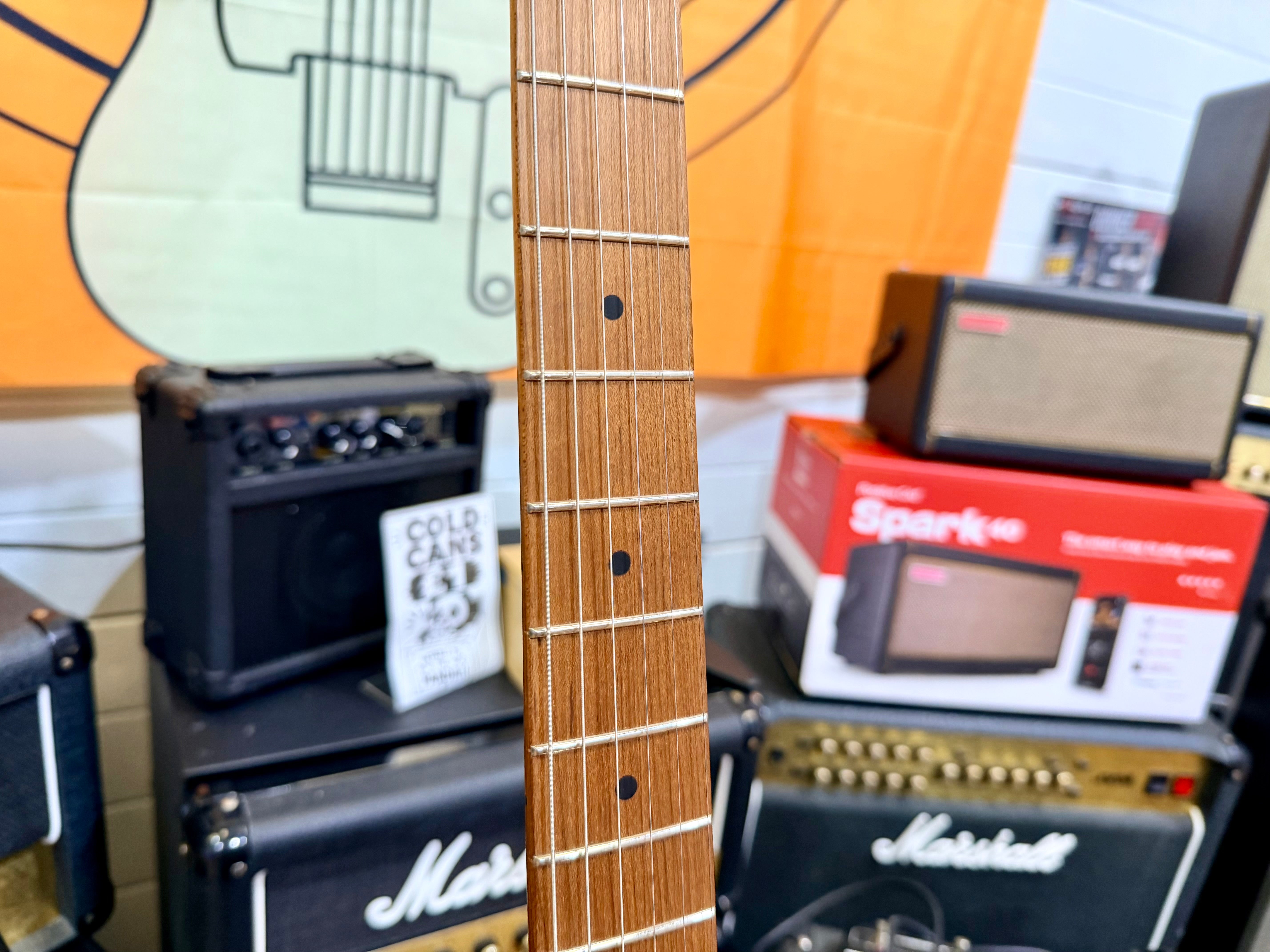 🌟 NEW Cort G200SE Scarlet Red Electric Guitar~ Roasted Maple Neck 🌟