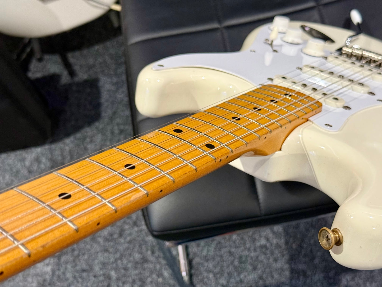 🌟 1983 JAPANESE VINTAGE 🌟Fender Squier JV Stratocaster~ 57 Spec~ Vintage White