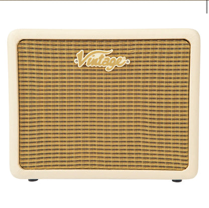 🔥NEW MODEL🔥 Vintage Retro 20w Bass Combo Amp with DSP~ Vintage White Amplifier