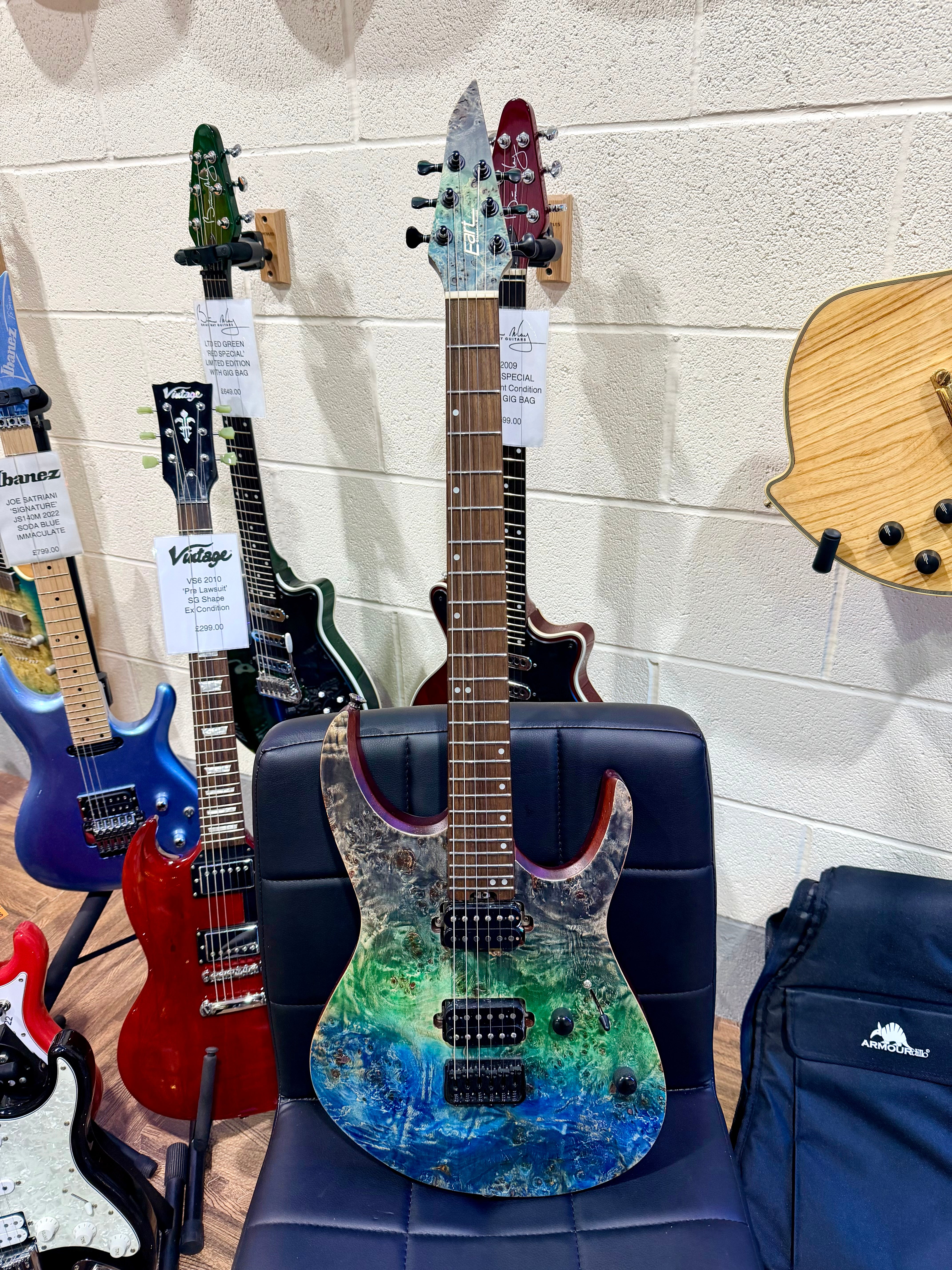 🔥MULTICOLOUR SATIN🔥 Eart Explorer 1 Electric Guitar~ PRS Pickups~ 2023 Model!