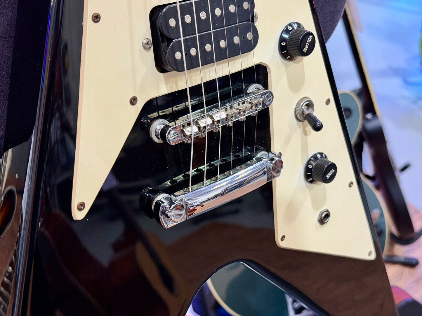 🔥KOREA 2000🔥 Epiphone ‘67 Reissue Flying V In Black/Ebony~ By Gibson~ RARE!