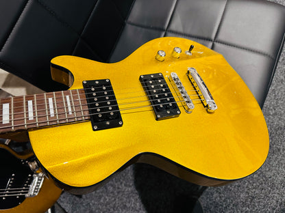 🌟ULTRA RARE & SPECIAL🌟 Lodestone UK Pulse Les Paul Shape Electric Guitar~ Gold