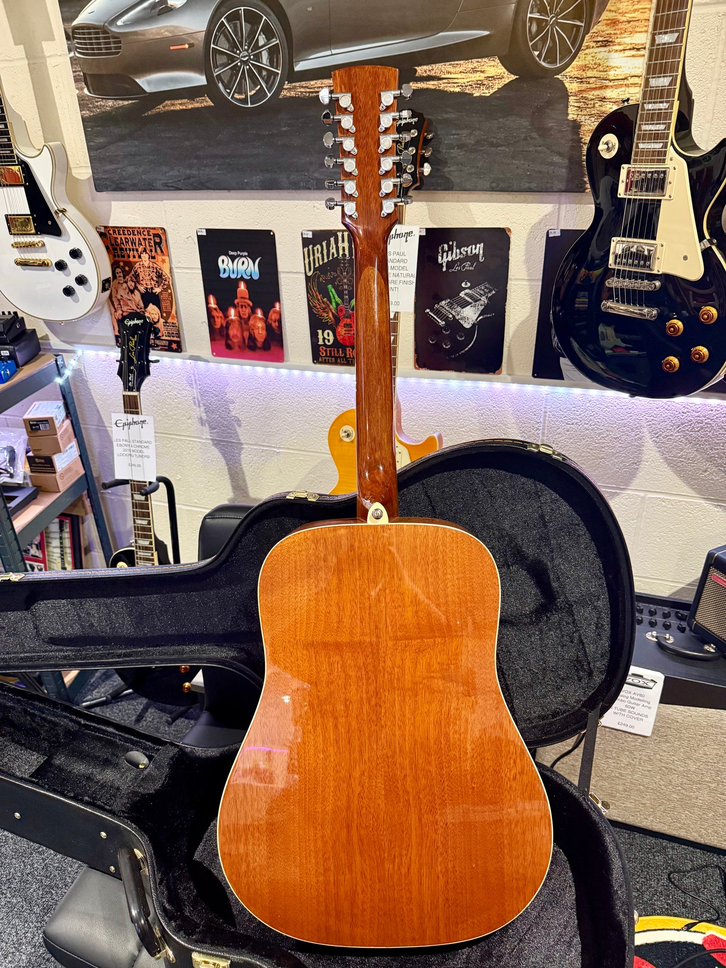 🌟MINT WITH HARD CASE🌟 Ibanez PF1512 Natural 12 String Acoustic Guitar!
