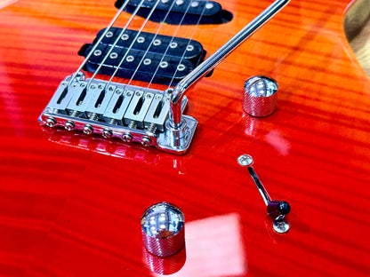 ☀️2020☀️ Chapman Guitars ML1 Hybrid~ Cali Sunset Red HSS~ Roasted Maple Neck!