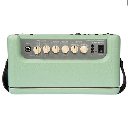 🔥NEW🔥 Vintage Retro 15w Guitar Amplifier with DSP ~ Mint Green