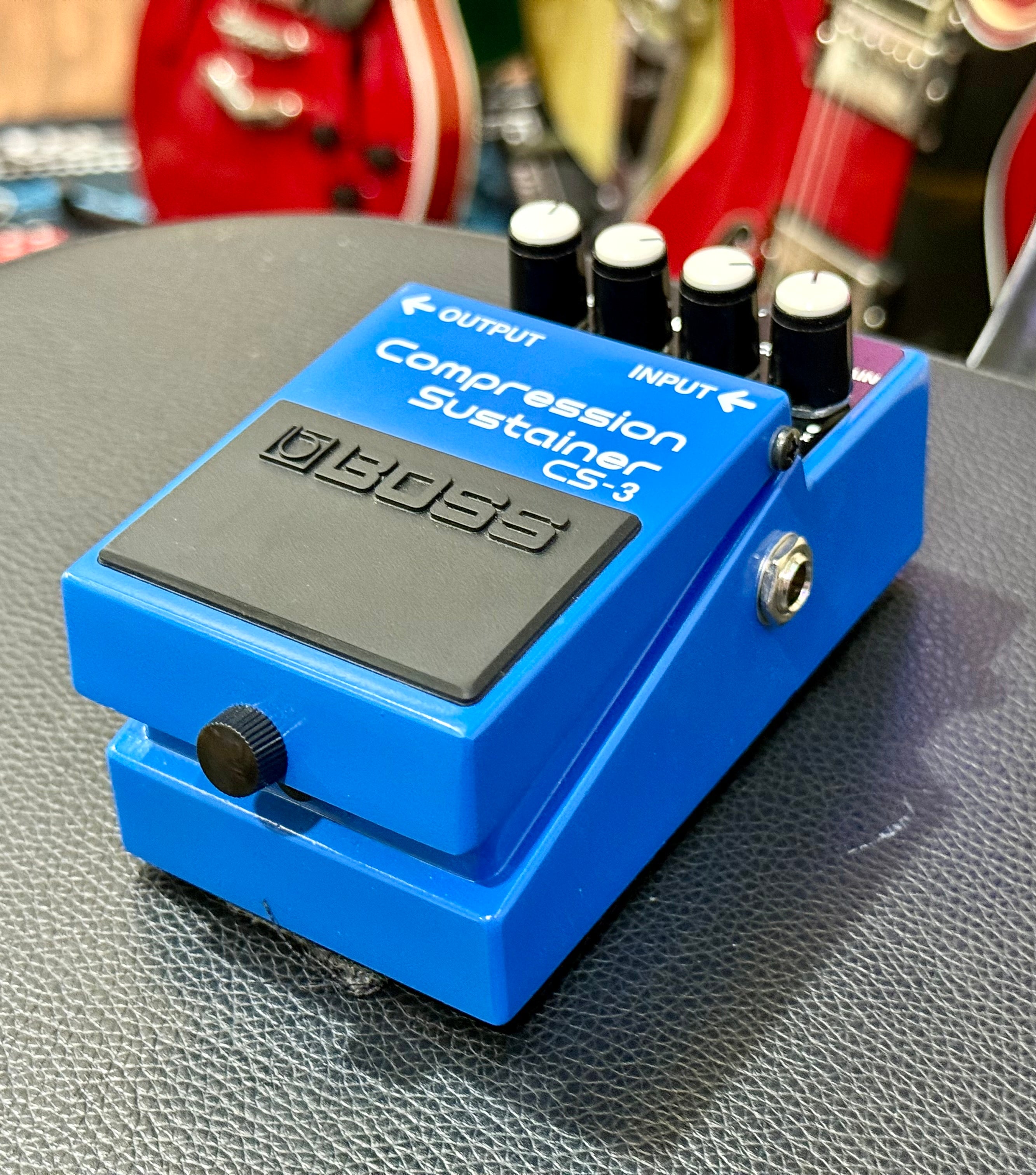 🎸MINT🎸 Boss CS-3 Compression Sustainer Pedal - Black/Blue~ Guitar Effects Unit