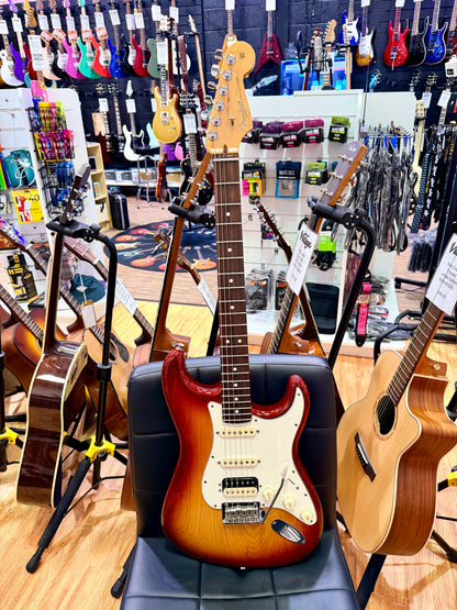 🇺🇸 2015 Fender American Standard Stratocaster HSS Shawbucker~ Sienna Sunburst!
