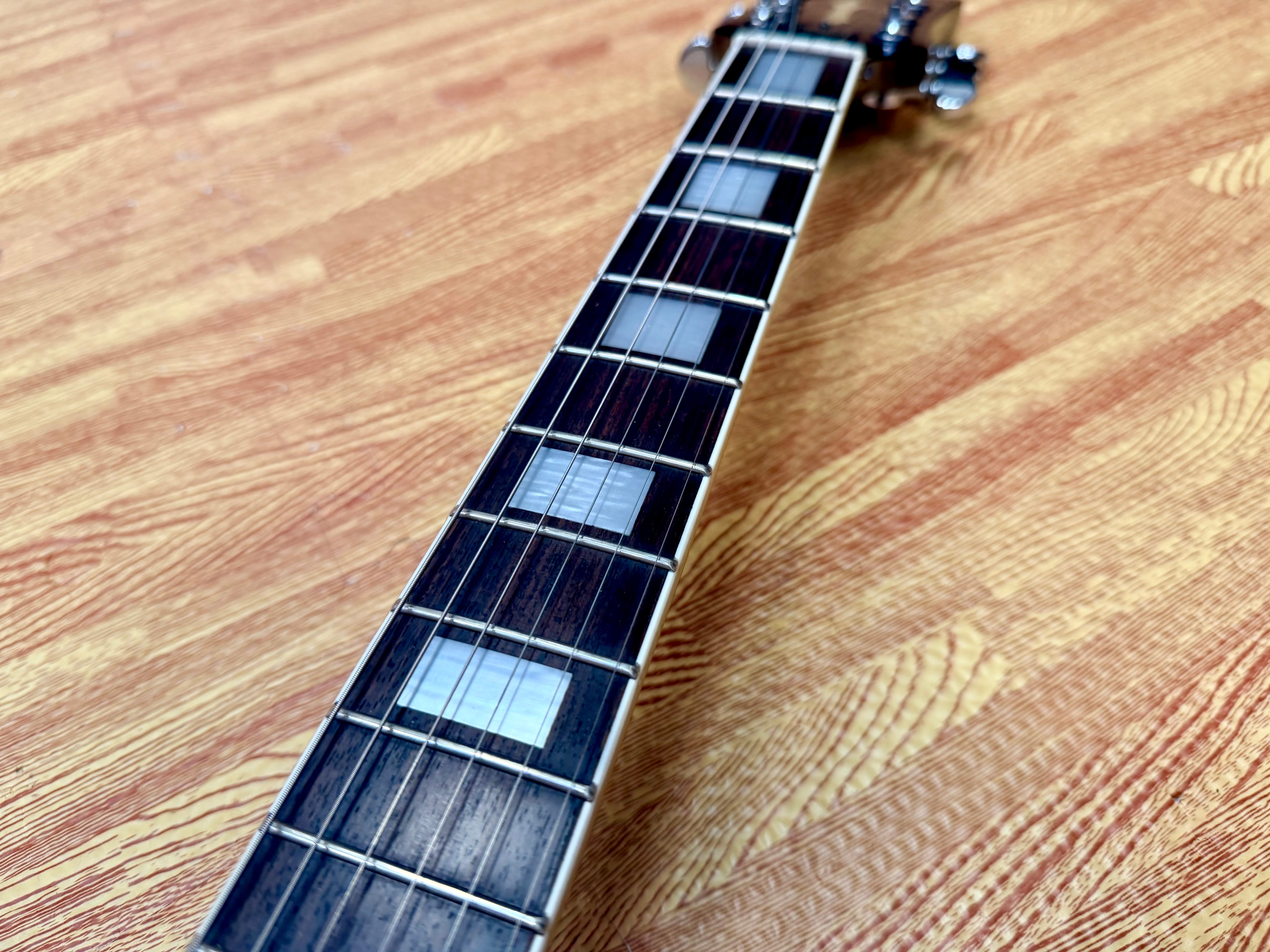 🔥2008🔥 DeArmond M-75 by Guild~ Gloss Black~  Korean Made With USA 2K Pickups!