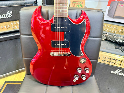 ✨2025✨ Epiphone SG Special P-90 Sparkling Burgundy + Hard Case~ MINT Condition