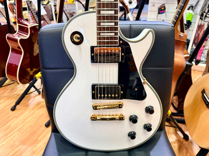 ✨2013✨ Burny SRLC-55 Les Paul Custom~ Alpine White~ Japanese Domestic Import!
