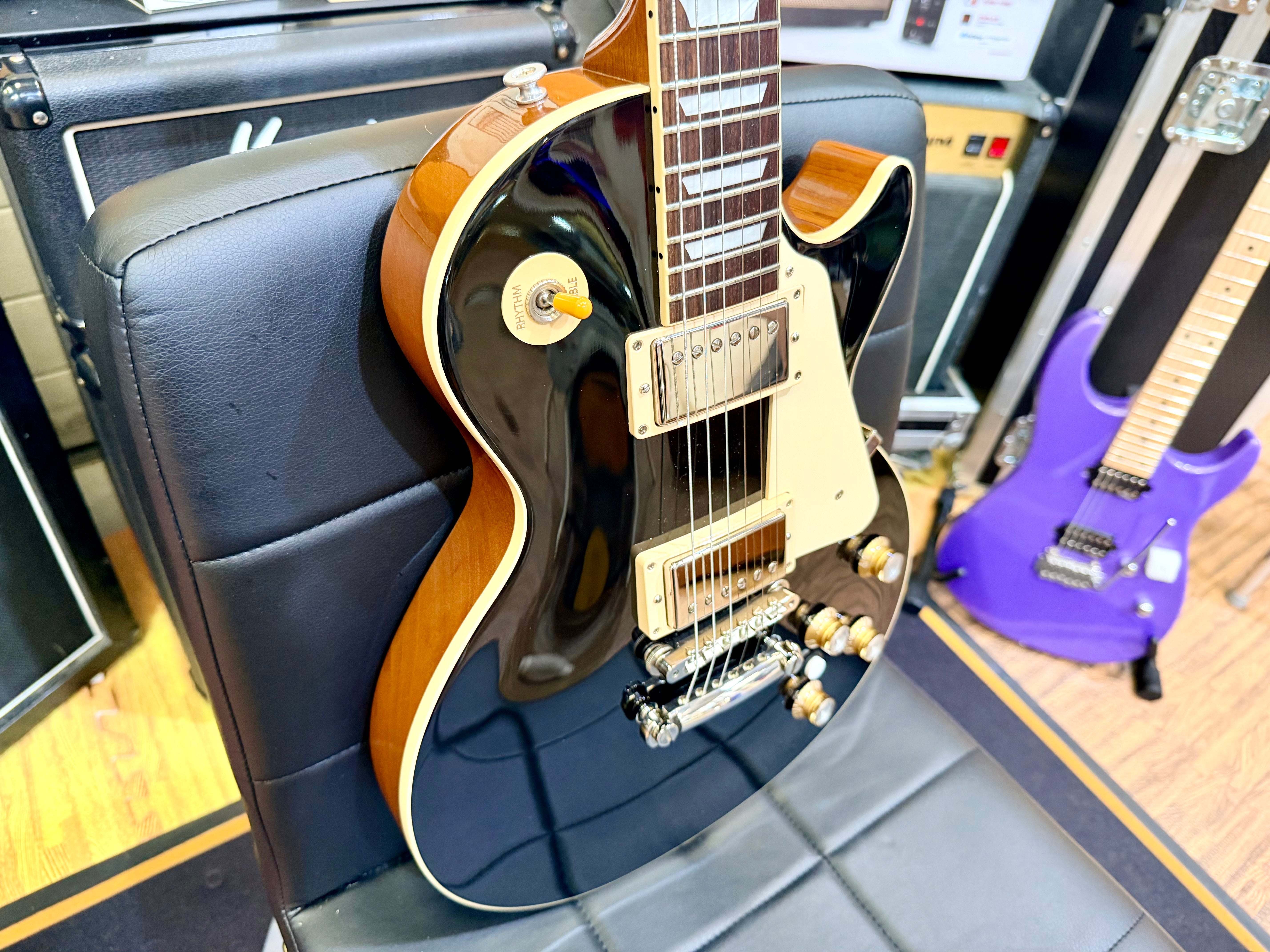 🔥2023🔥 Gibson Les Paul Standard 60s Plain Top Ebony~ Seymour Duncan/Killswitch