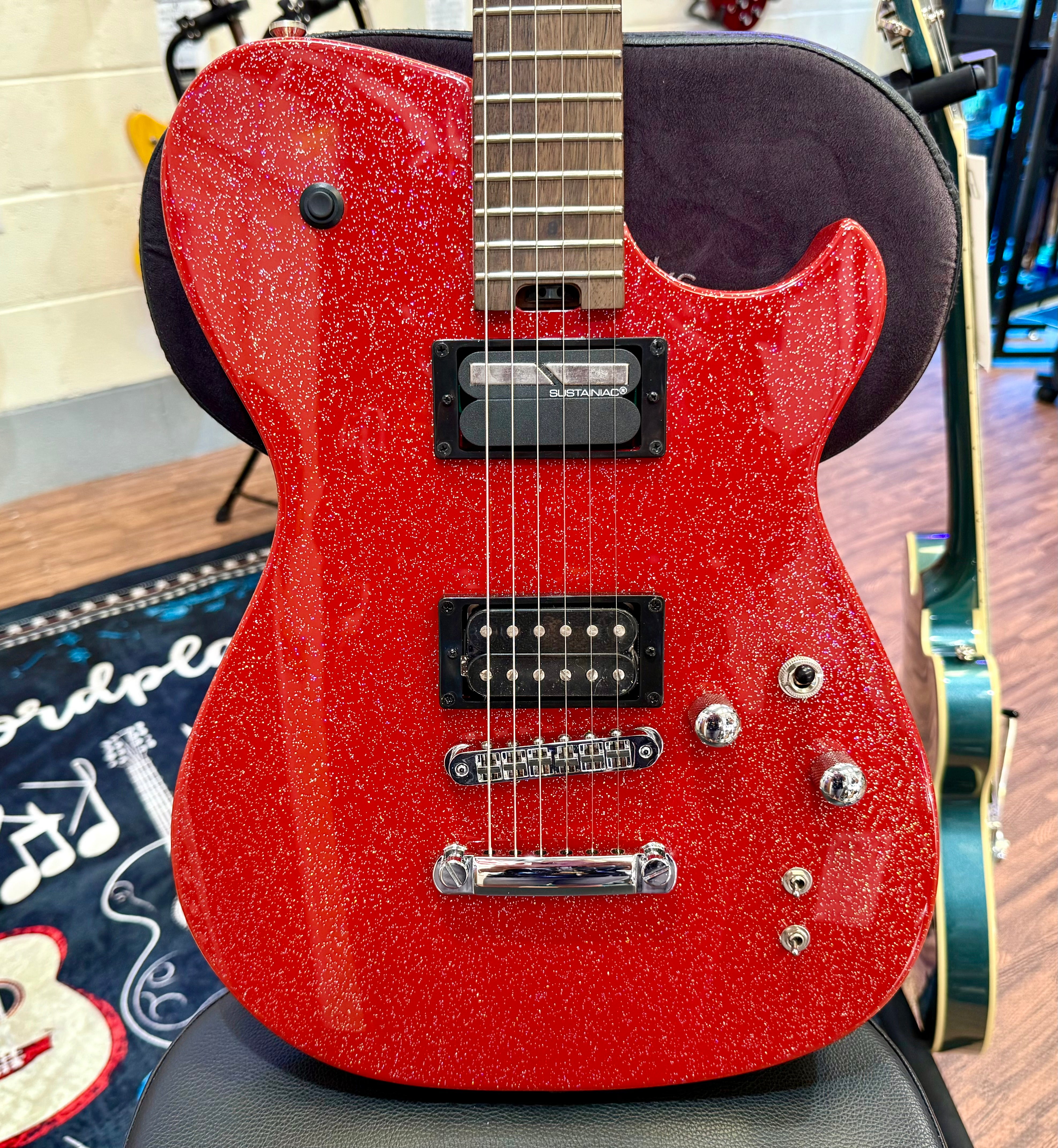 🔥NEW RELEASE🔥 Manson Meta Series Matt Bellamy MBM-2H Sustainiac~ Red Sparkle!
