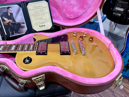 🔥2012🔥 Epiphone Les Paul Joe Bonamassa Signature Goldtop~ Hard Case~ Signed COA!