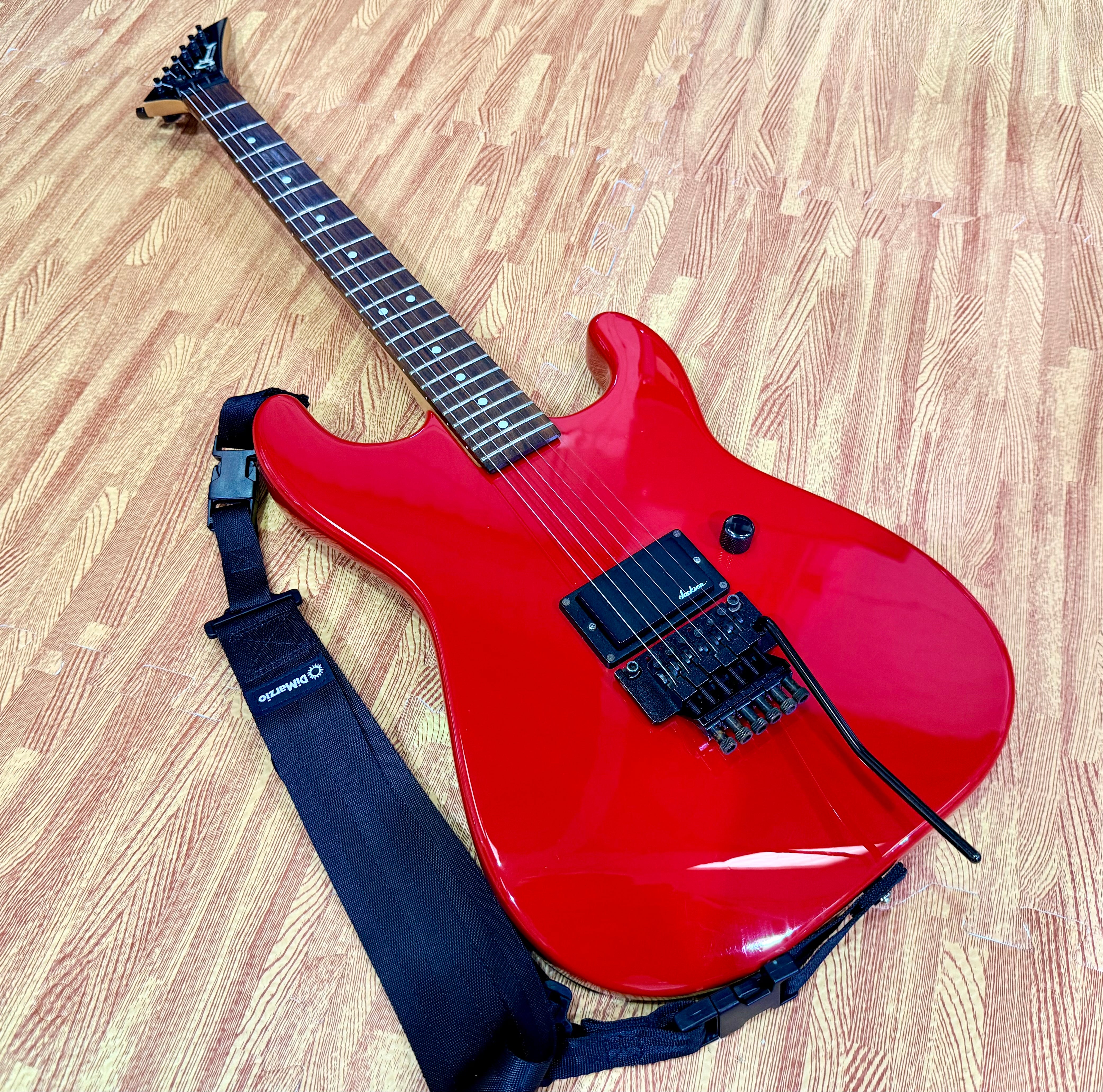 🔥RARE🔥 1987 Charvel Model 2 Red~ MIJ 80s Made In Japan~ JT6 Floyd Rose/Jackson