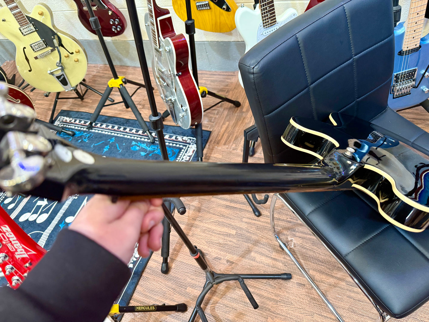 🌟2010🌟 Epiphone ES-335 Dot EB~ Ebony Black Hollow-Body!