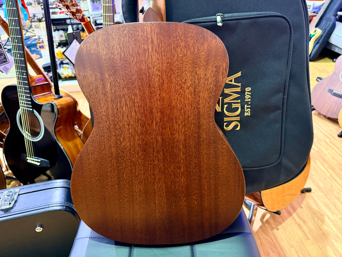 2024 Sigma S000M-15E All-Solid Mahogany Electro-Acoustic Guitar~ With Gig Bag