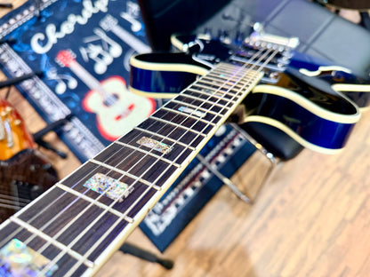 🔥MINT🔥 Vox Bobcat S66 Semi-Hollow ‘335’ Bigsby~ Blue Burst~ 2022 Korea 3 Pickup!