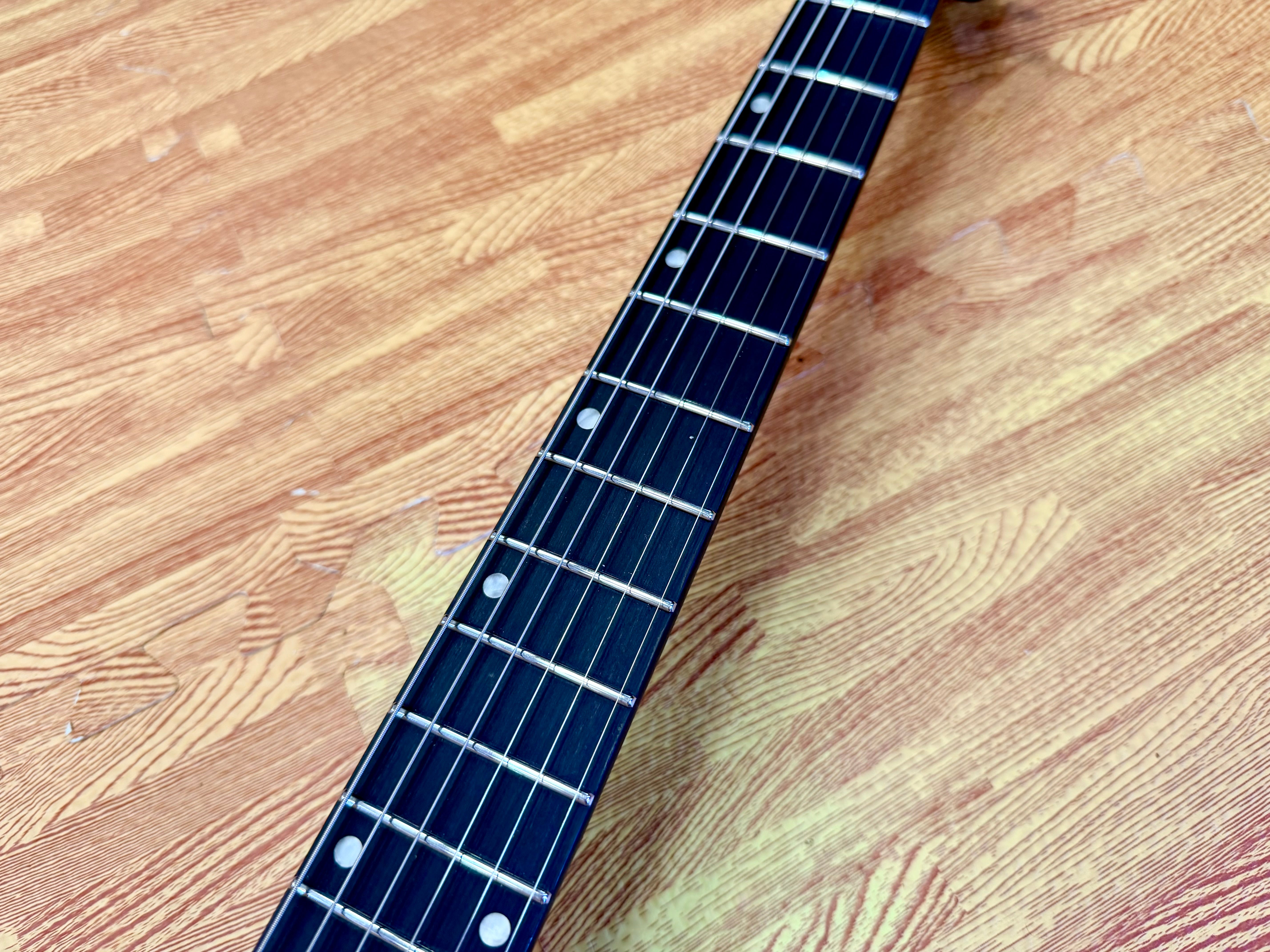 ⚡️NEW⚡️ Spira V-400 Satin Black Electric Guitar~ HH Locking Tuners~ Flying V!