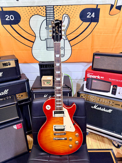 ☀️2023☀️ Burny RLG-55Z Heritage Cherry Sunburst Les Paul Electric Guitar!