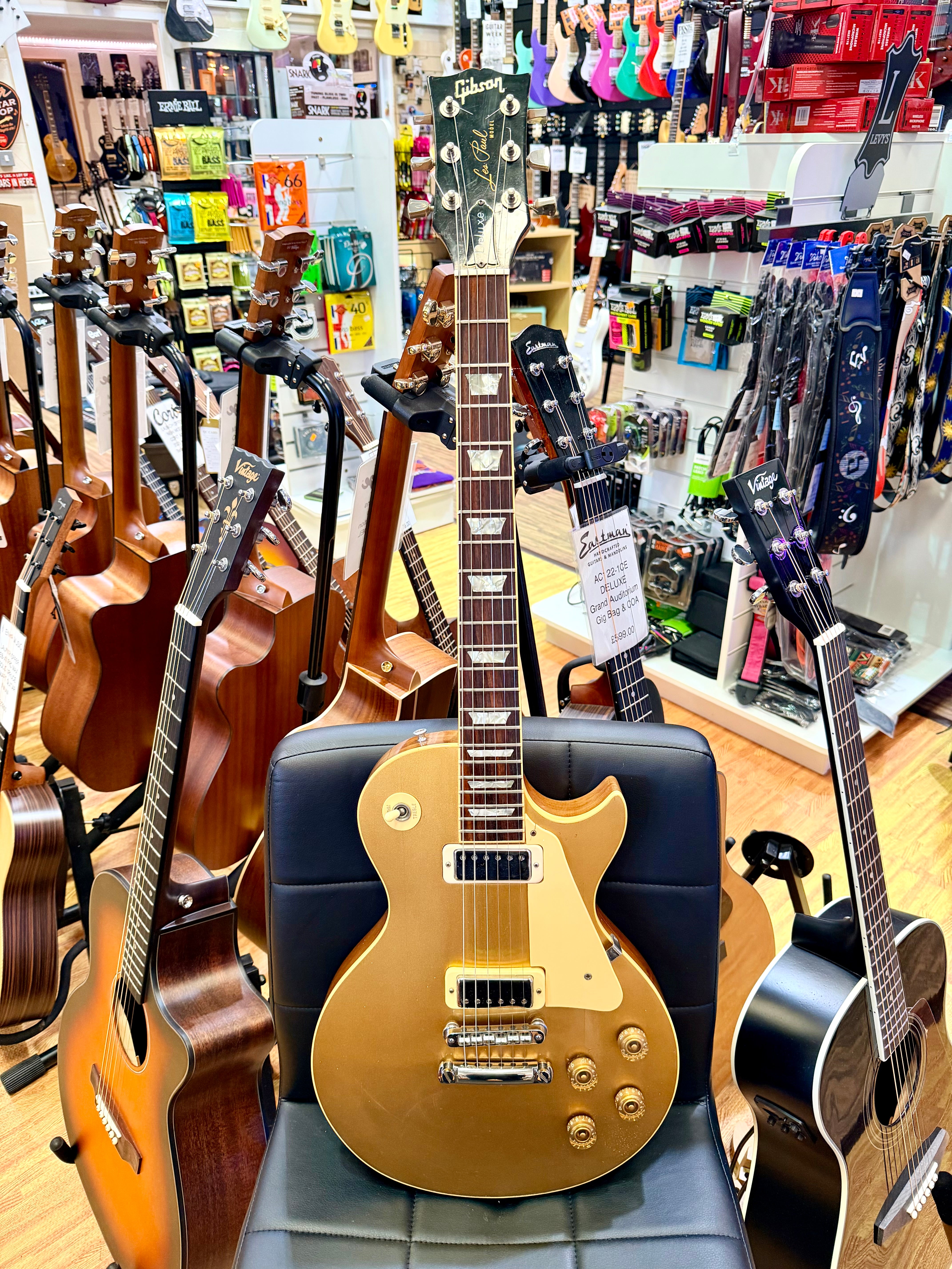 ✨1981✨ Gibson Les Paul Deluxe Goldtop All Original Vintage USA + Original Case