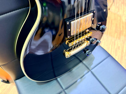🔥RARE 1989🔥 Epiphone Les Paul Custom MIK First Year~ Open Book~ Korea~ Black!