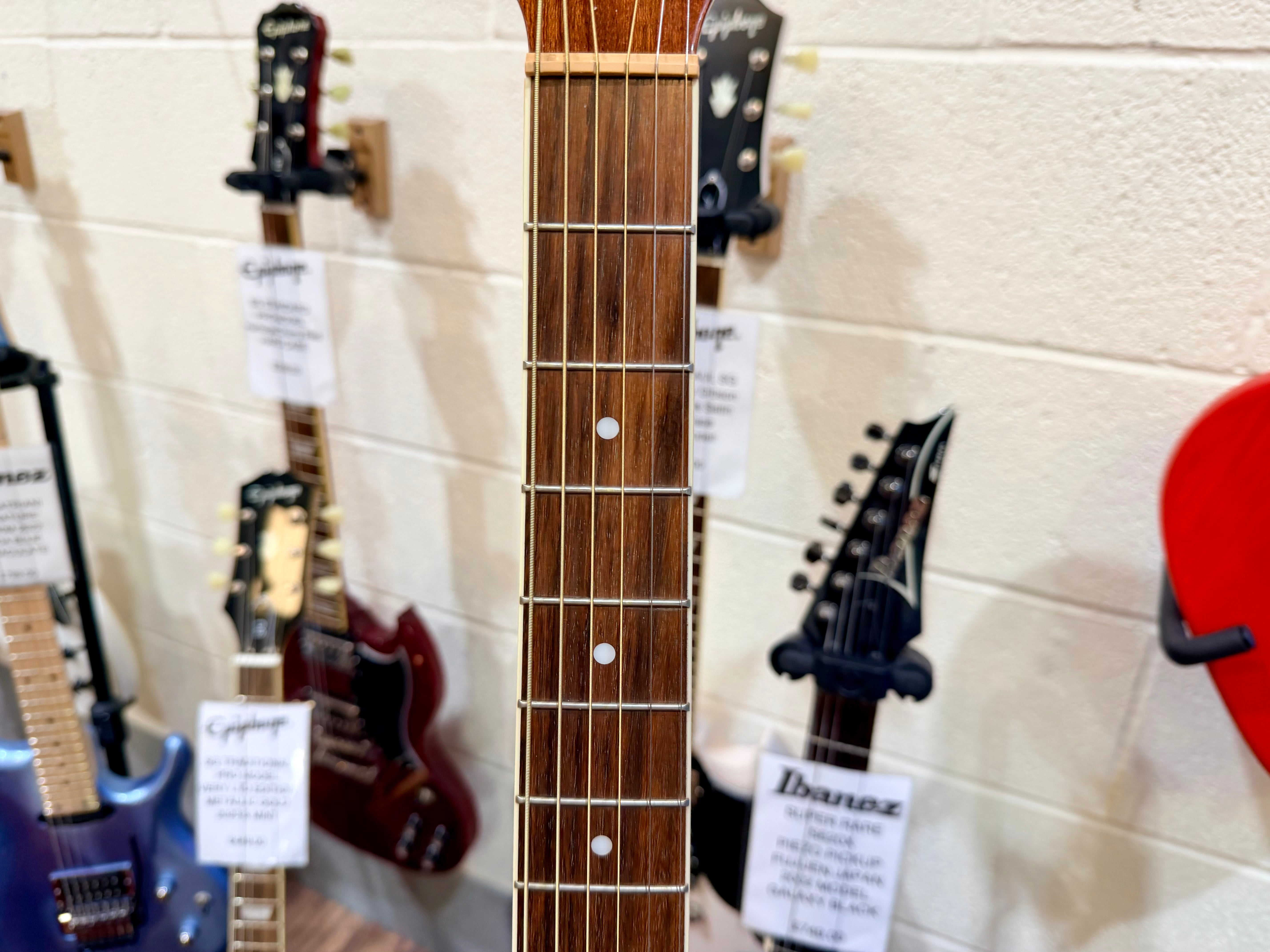 🌟2007🌟 Ibanez PF60SECE Electro-Acoustic Guitar~ Natural High Gloss~Dreadnought