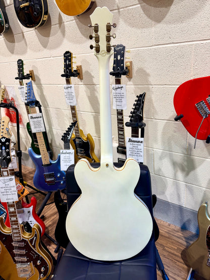✨LIMITED EDITION✨ Epiphone Riviera Royale Custom P93~ Pearl White + Hard Case!