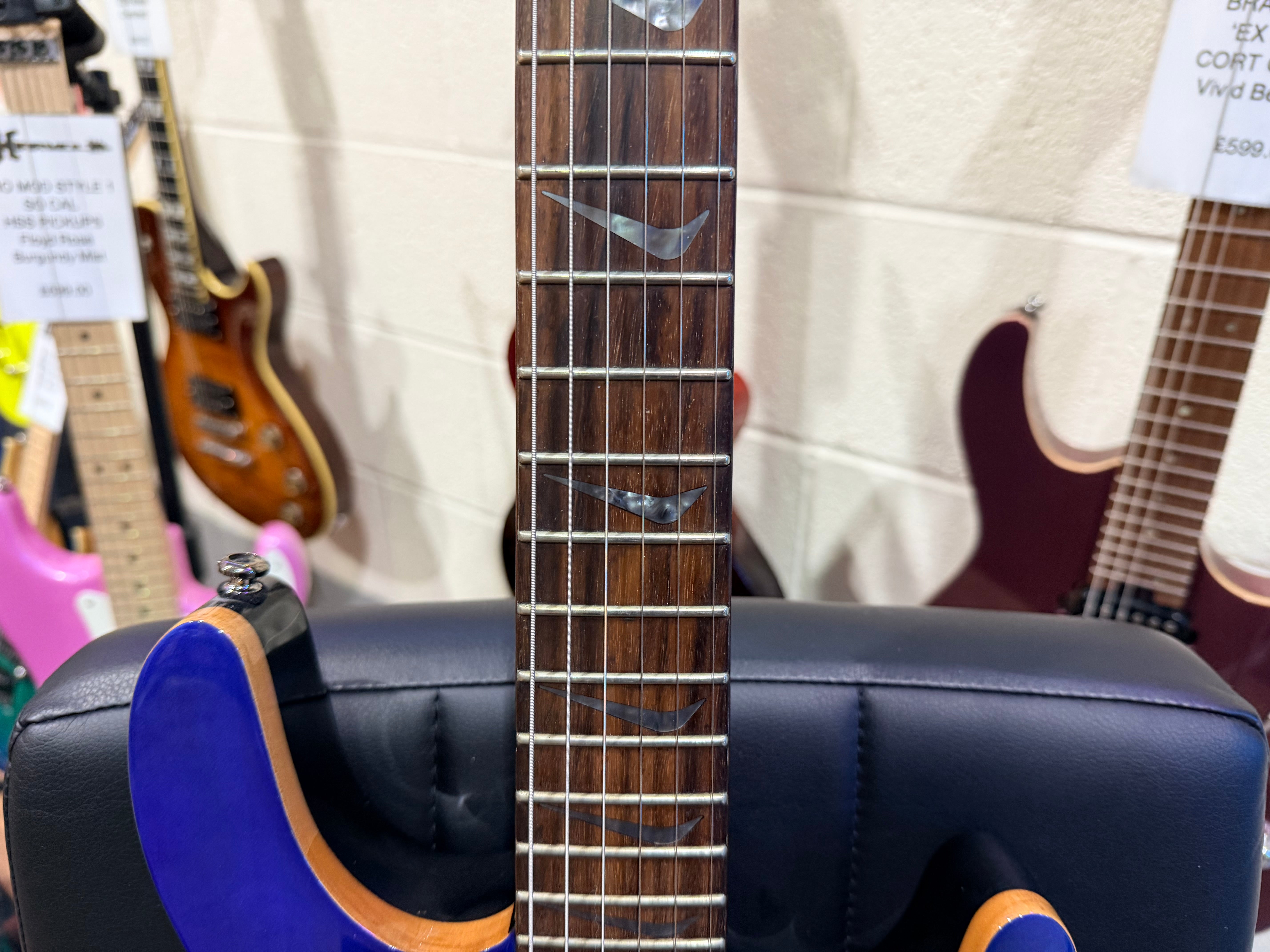 🔥KOREA 2015🔥 Cort KX Custom Electric Guitar~ Flamed Maple Trans Blue~ Rare!