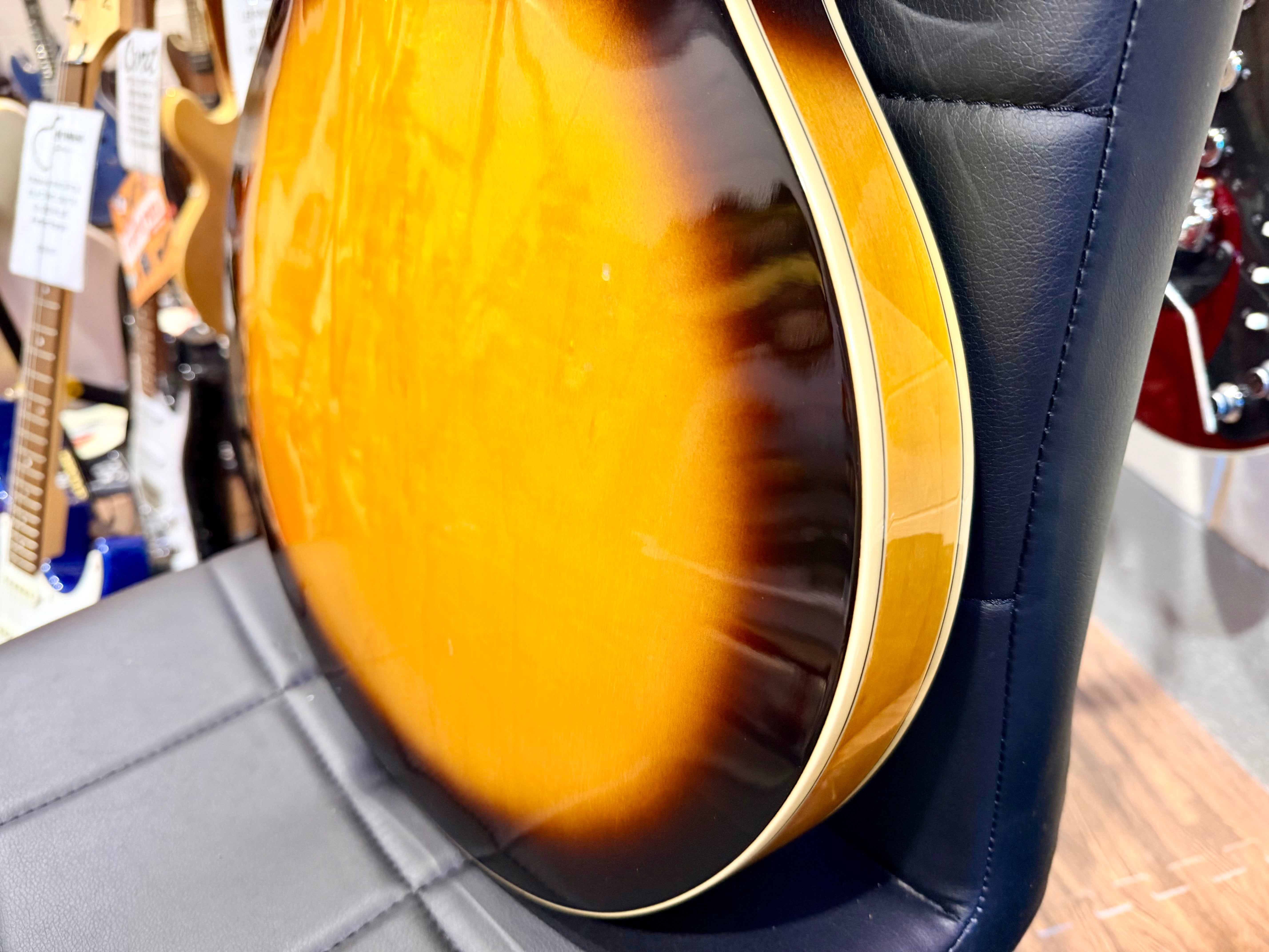 ☀️2008☀️ Epiphone Sheraton ii VS~ Vintage Sunburst~ Hollow-body~ Hard Case!