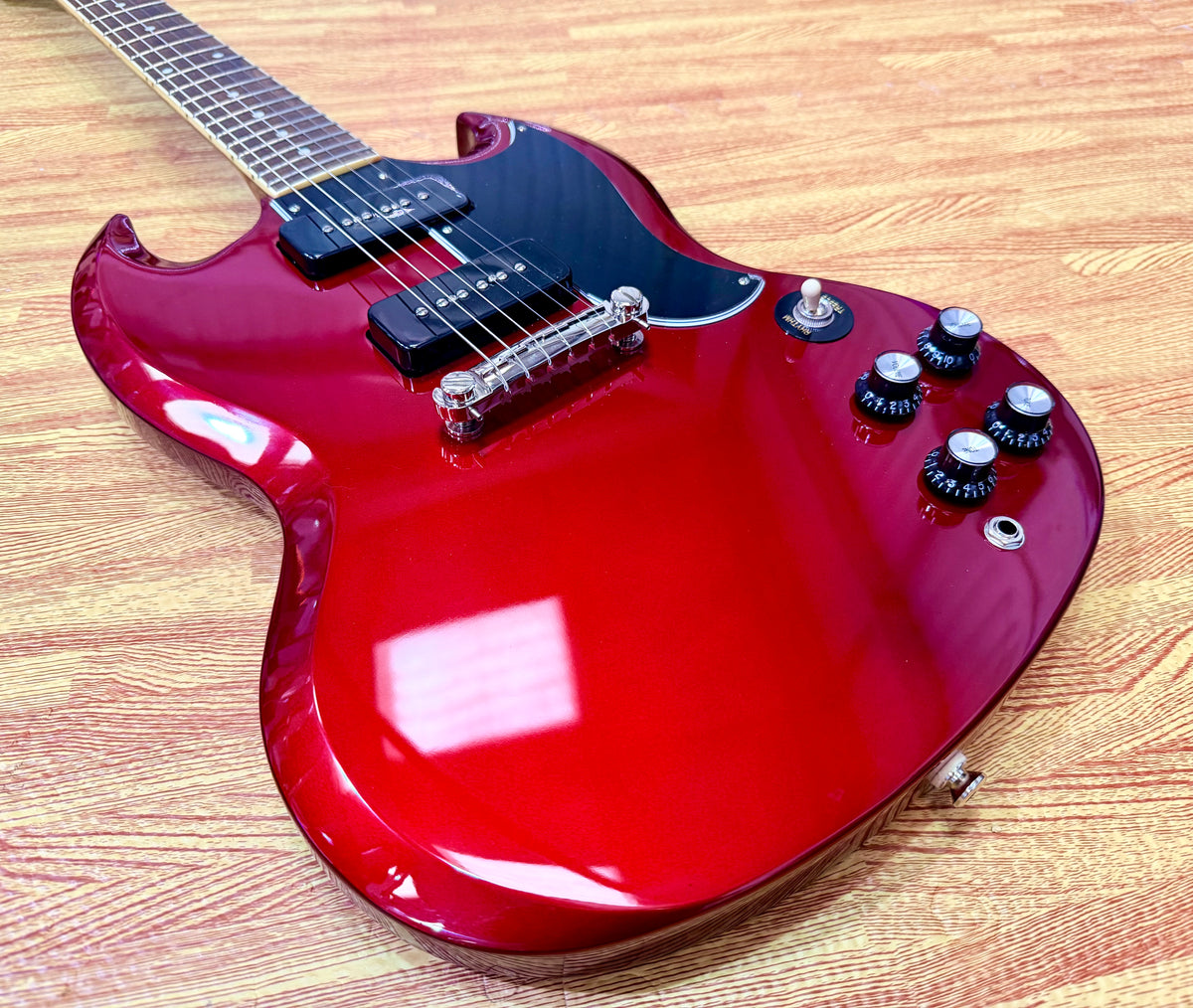 ✨2025✨ Epiphone SG Special P-90 Sparkling Burgundy + Hard Case~ MINT Condition