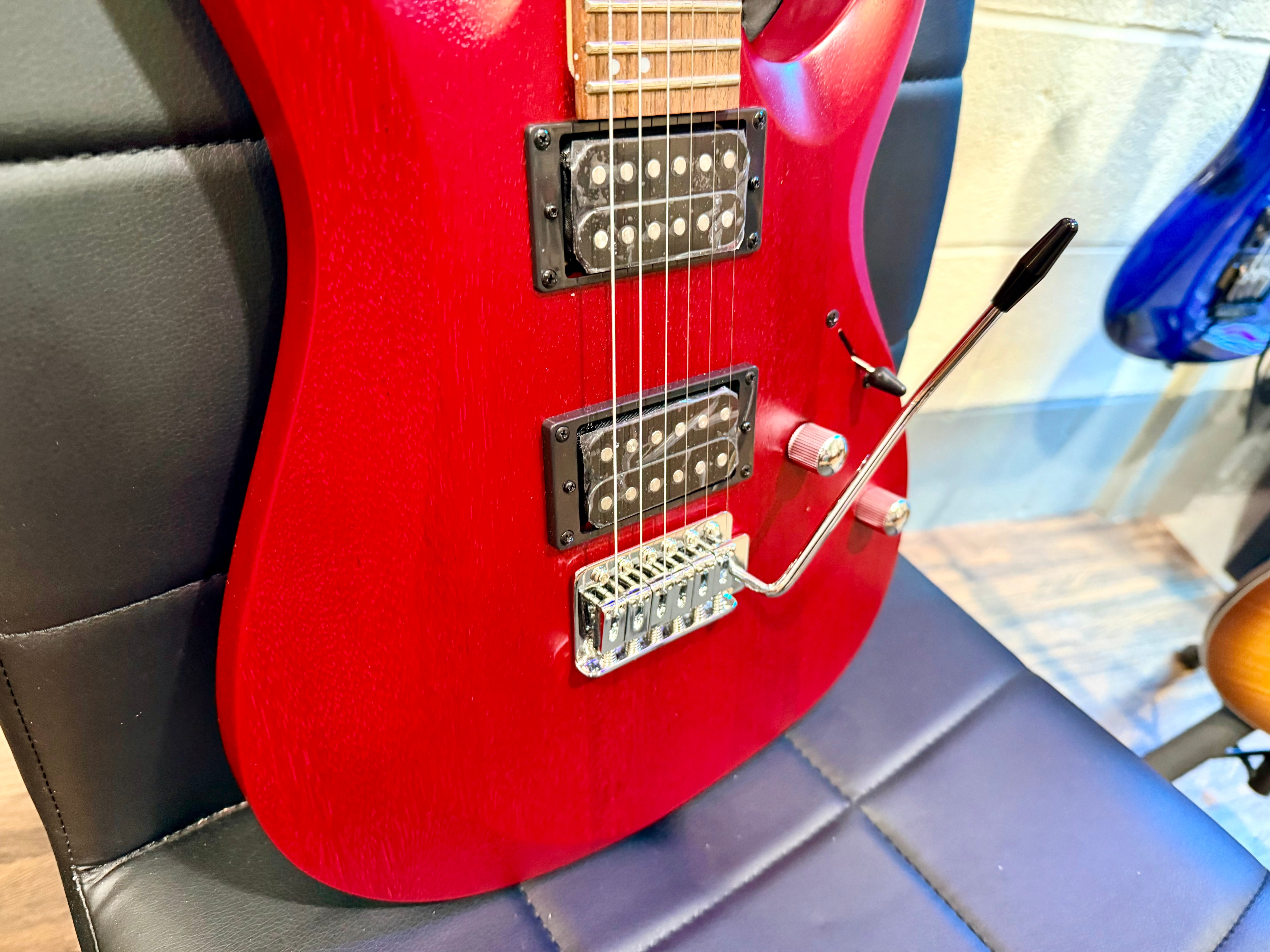 🎸NEW🎸 Cort X100 Electric Guitar~ Open Pore Black/Red Cherry~ 2025 Model!