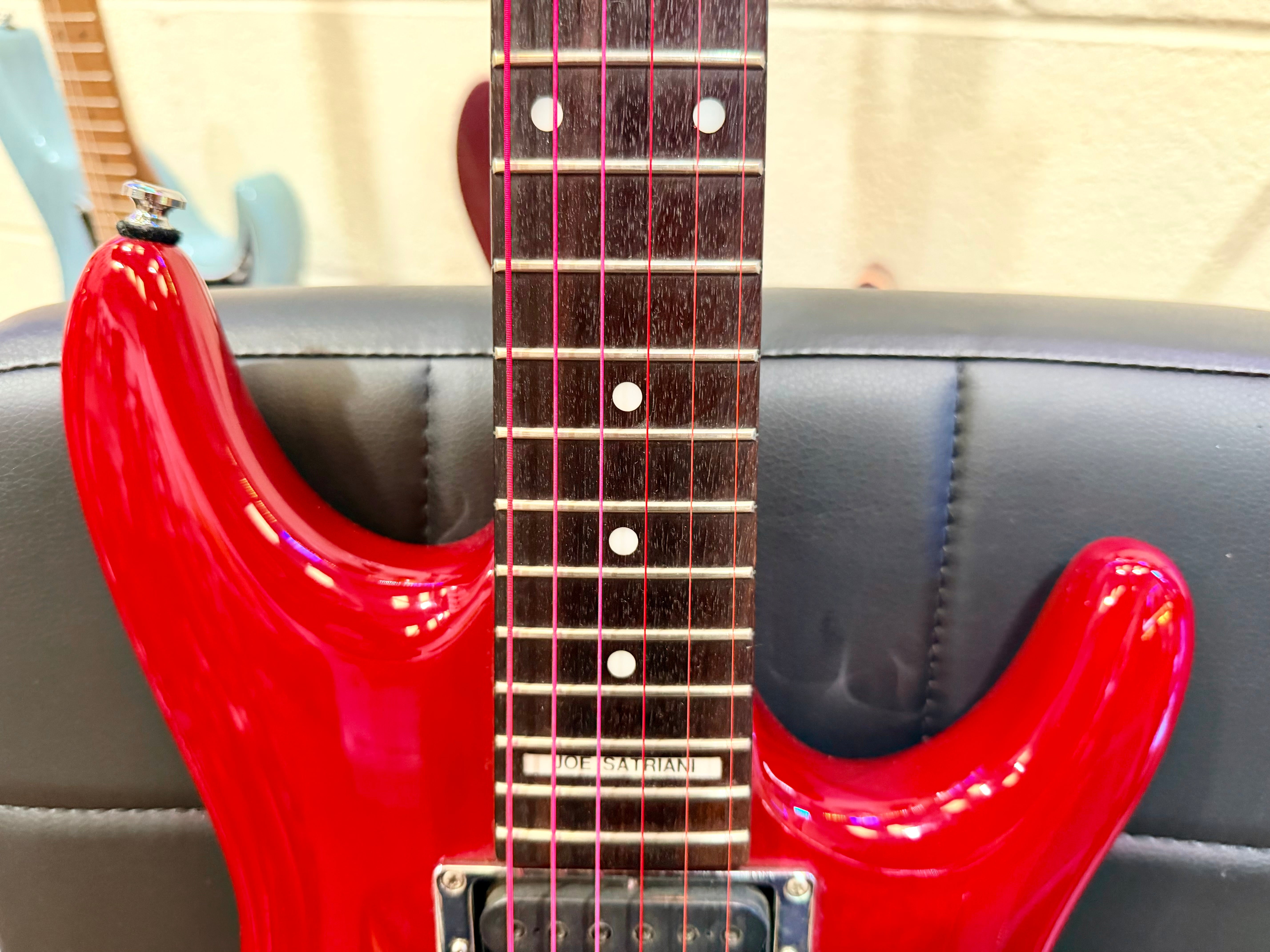 🔥2002🔥 Ibanez JS100 Joe Satriani Signature~ Korean Electric Guitar~ Red~ Floyd