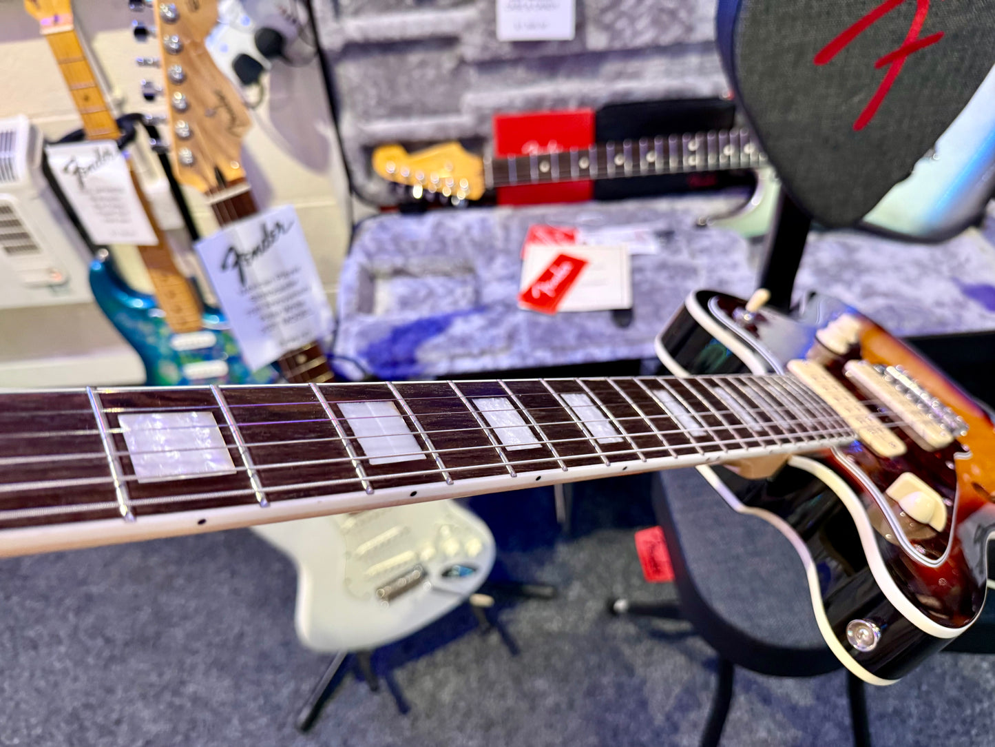🔥MINT 2023🔥 Revelation RJT-60 TL Thinline~ Vintage Sunburst~ Jazzmaster Style
