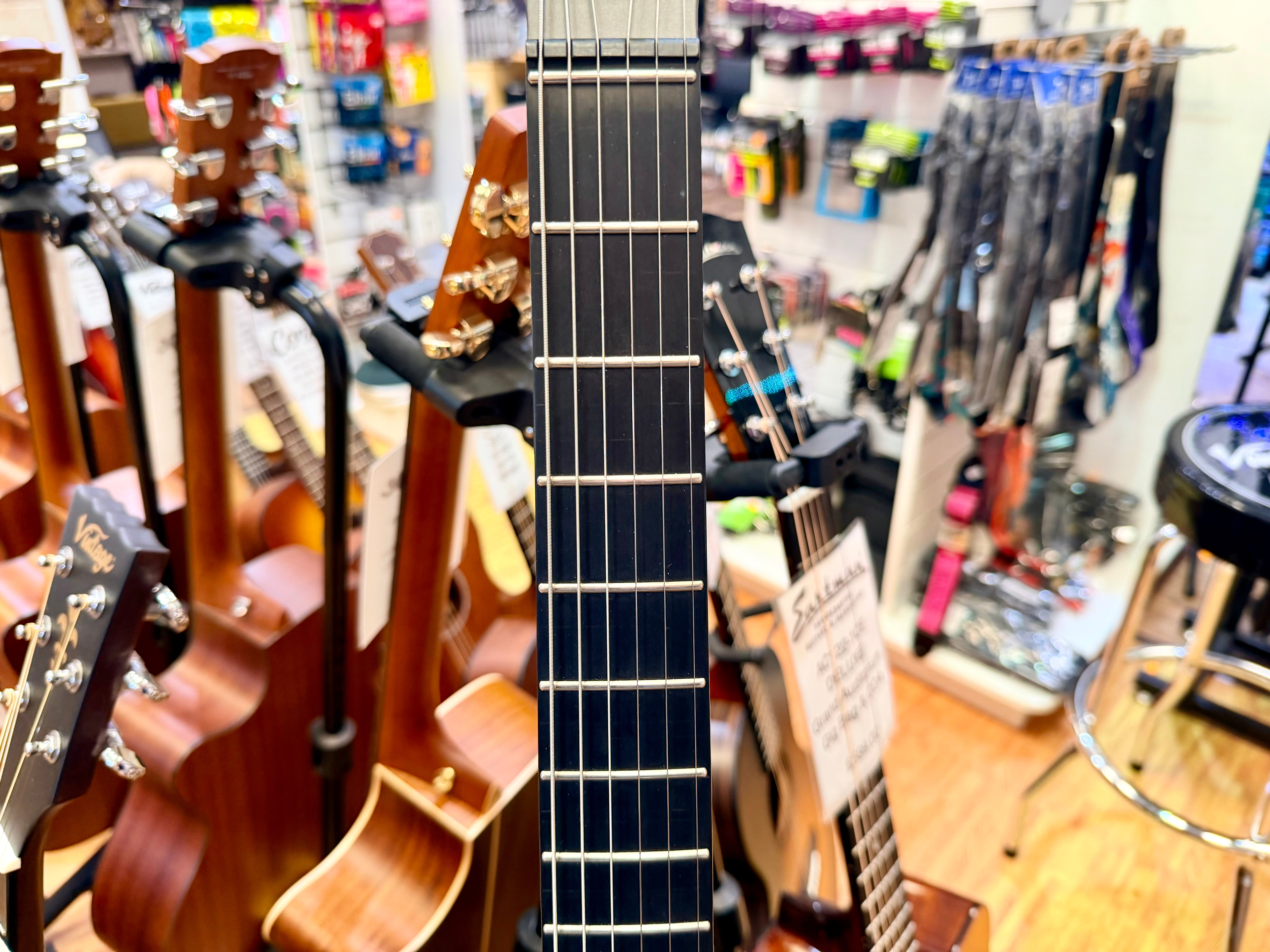 🔥B-STOCK🔥 Enya Nova Go Sonic Black Smart Carbon Fibre Electric Guitar + Bag!