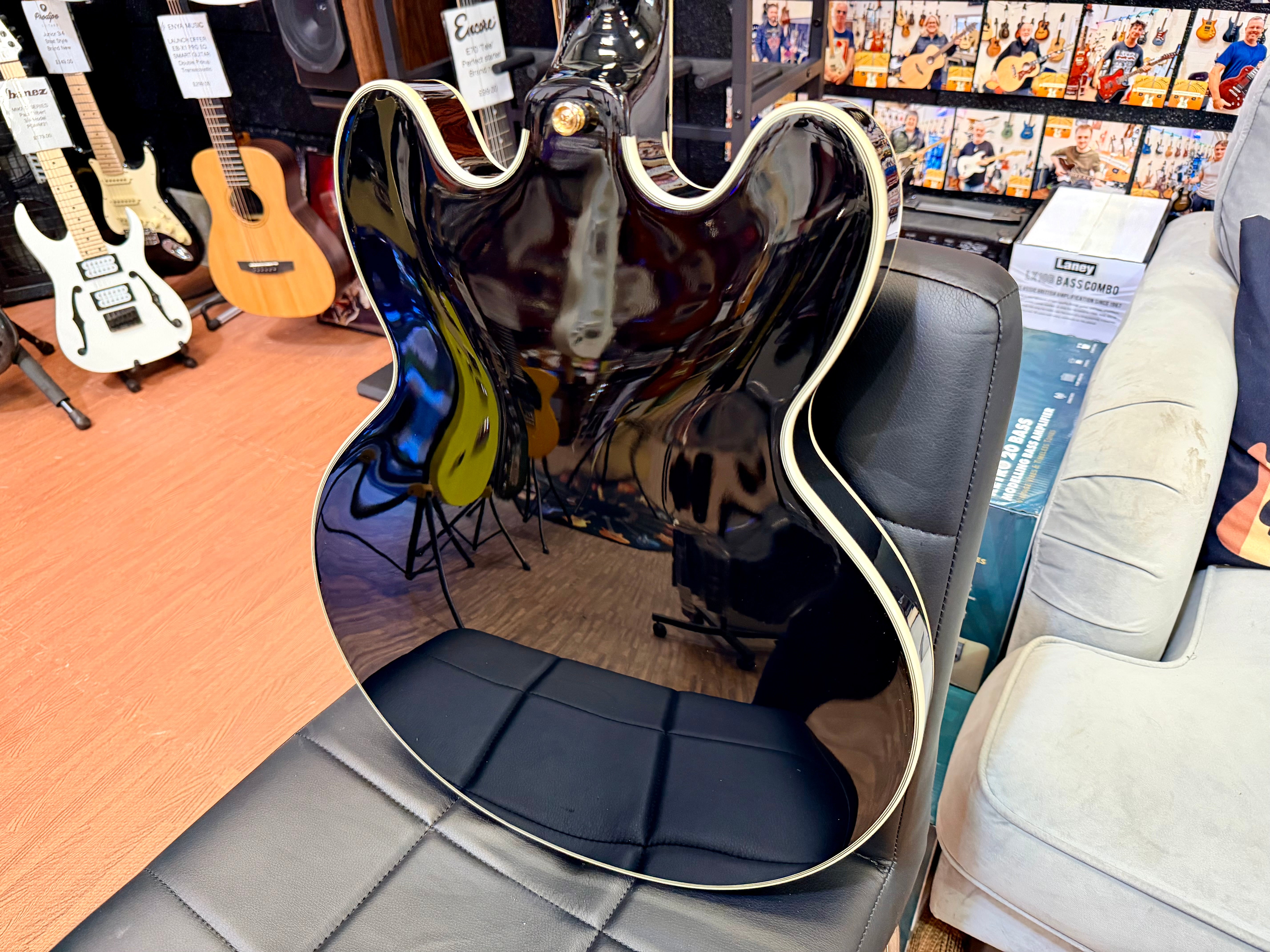 🔥2018🔥 Epiphone Joe Bonamassa ES-355 Limited Edition Black + OHSC & Signed COA