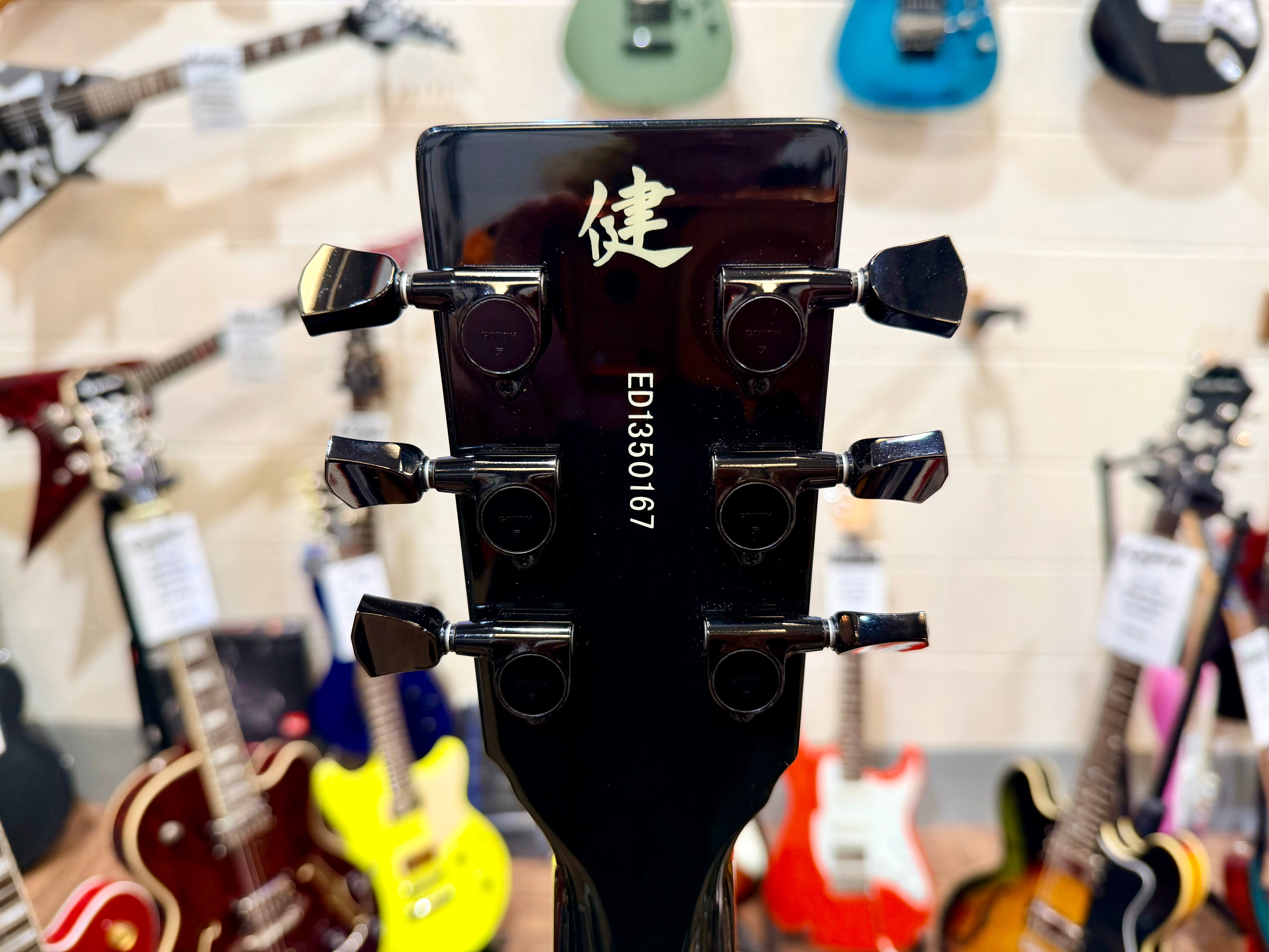 🐯 Edwards ESP E-SR-Kellogg Orange Tiger~ Sukeroku Ken Yokoyama~Made In Japan 🐯