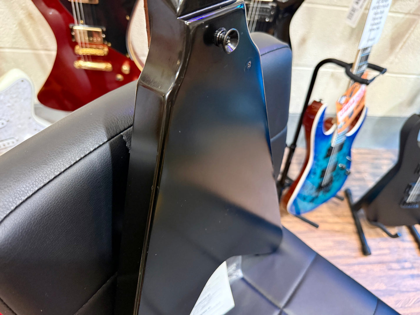 🔥2011 USA🔥 Gibson Melody maker Flying V~ Matte Black Satin~ Gig Bag & Docs!