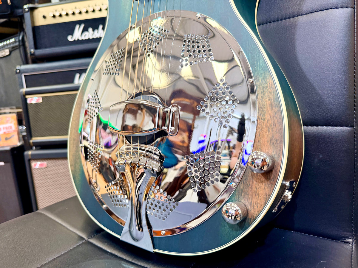 🔥NEW🔥 Ortega Americana Series RRG30E-DD Electro-Acoustic Resonator~ Denim!