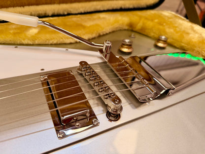 ✨2024✨ Epiphone Inspired By Gibson Custom 1963 Firebird I Silver Mist~ Maestro