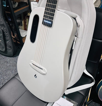 🌟NEW🌟 LAVA ME AIR CARBON FIBRE 36” Electro-Acousic Smart Guitar~ Silver + Bag!